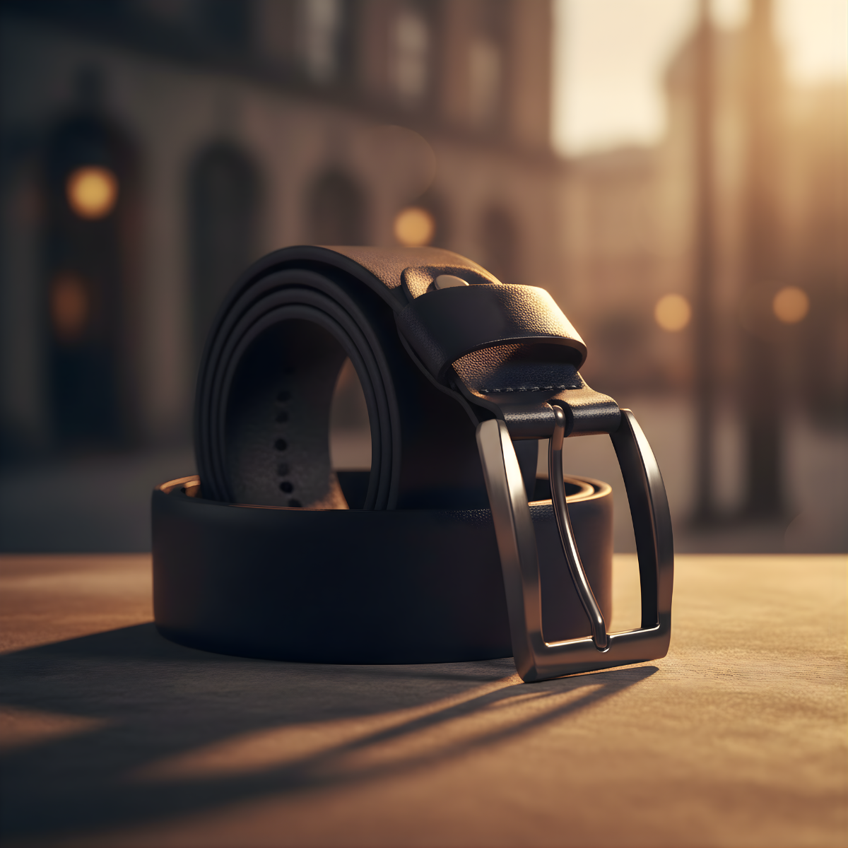 Classic Leather Belt - الصورة 2